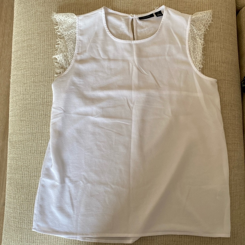 White lace top